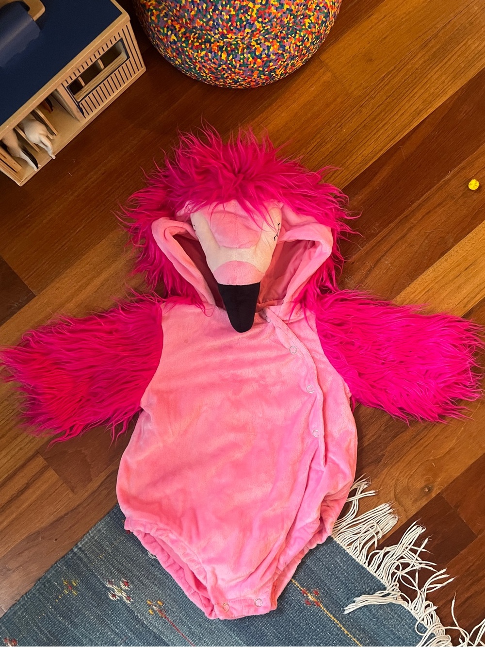 Pottery Barn Kids Baby Flamingo Costume 6-12 months
